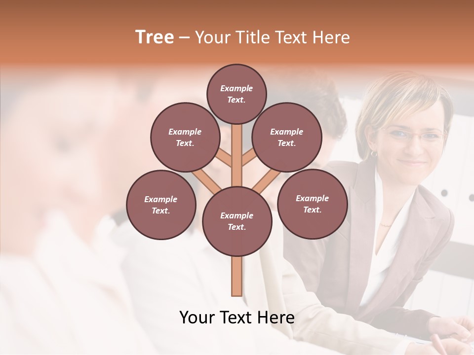 Businesspeople Corporate Team PowerPoint Template