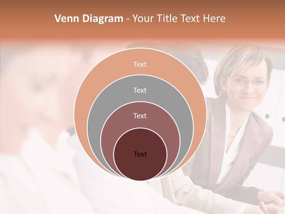Businesspeople Corporate Team PowerPoint Template