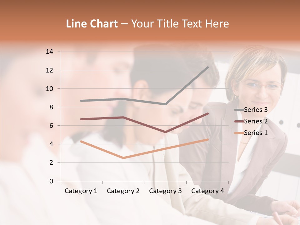 Businesspeople Corporate Team PowerPoint Template