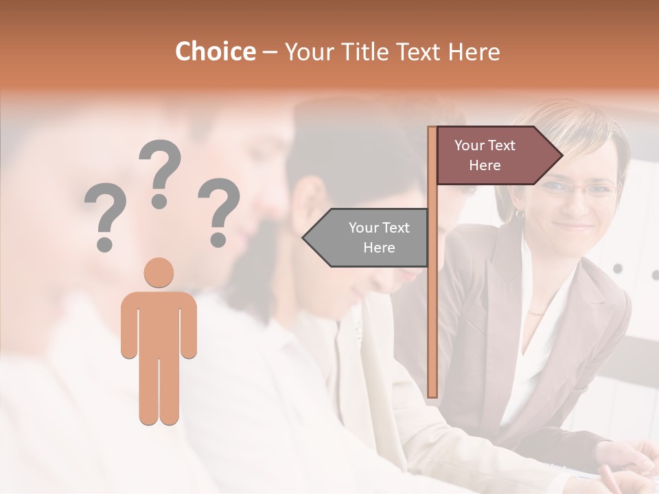 Businesspeople Corporate Team PowerPoint Template