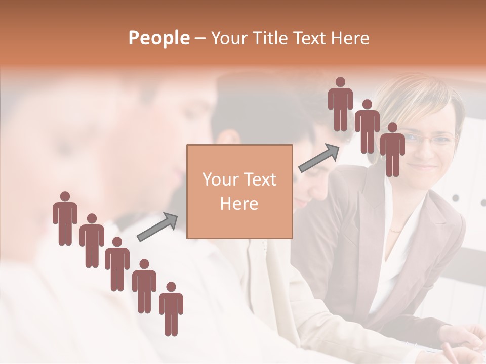 Businesspeople Corporate Team PowerPoint Template