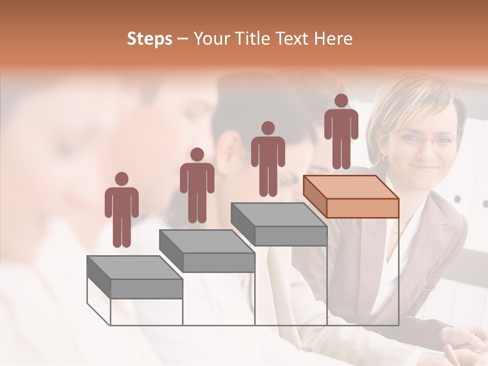 Businesspeople Corporate Team PowerPoint Template