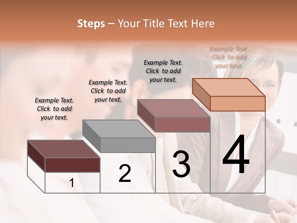 Businesspeople Corporate Team PowerPoint Template