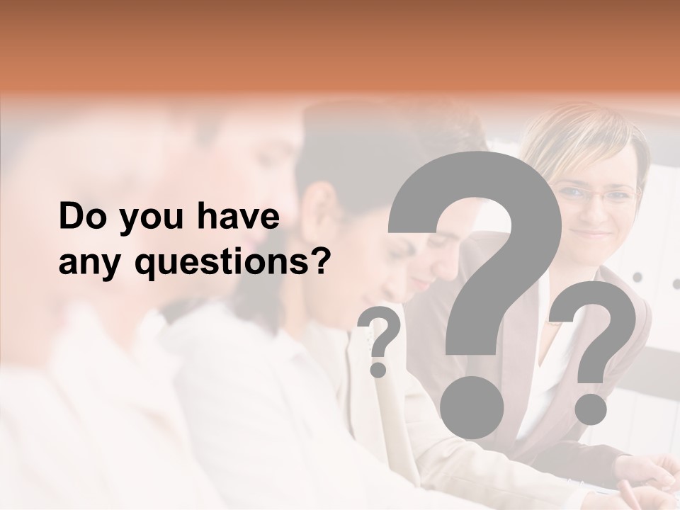 Businesspeople Corporate Team PowerPoint Template