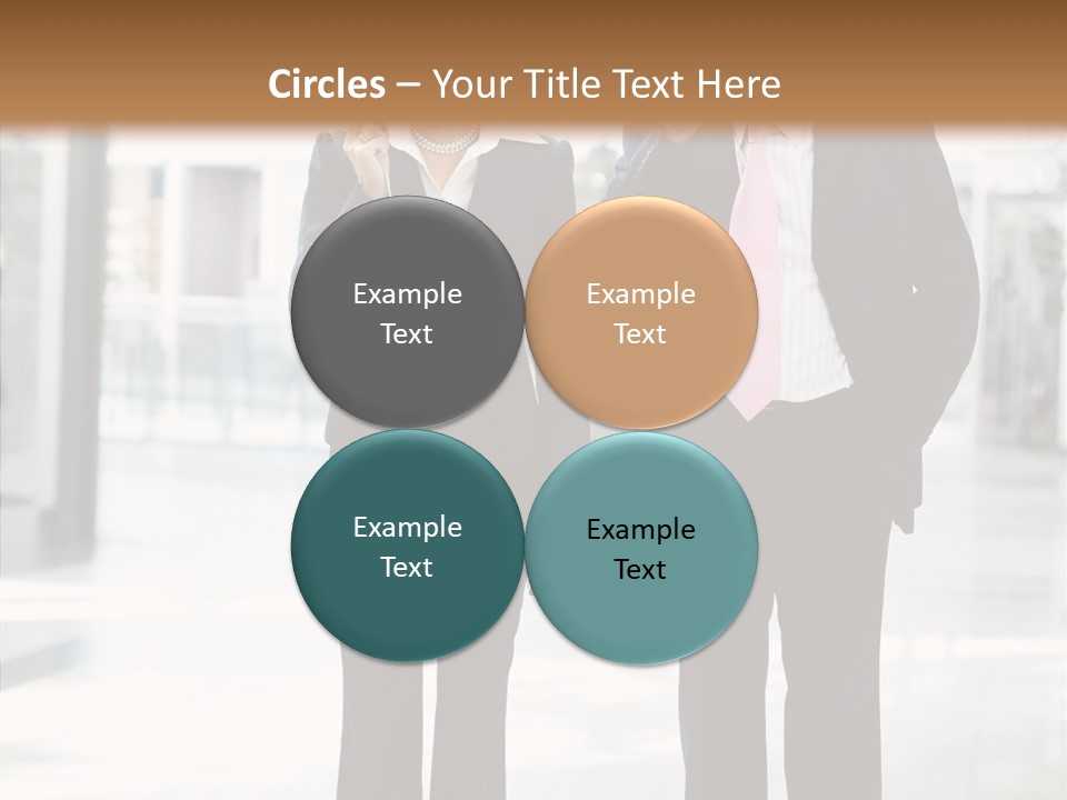 Teamwork Businessman Years PowerPoint Template