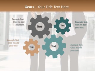 Teamwork Businessman Years PowerPoint Template