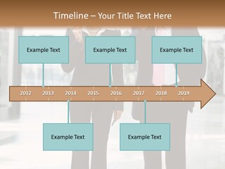 Teamwork Businessman Years PowerPoint Template