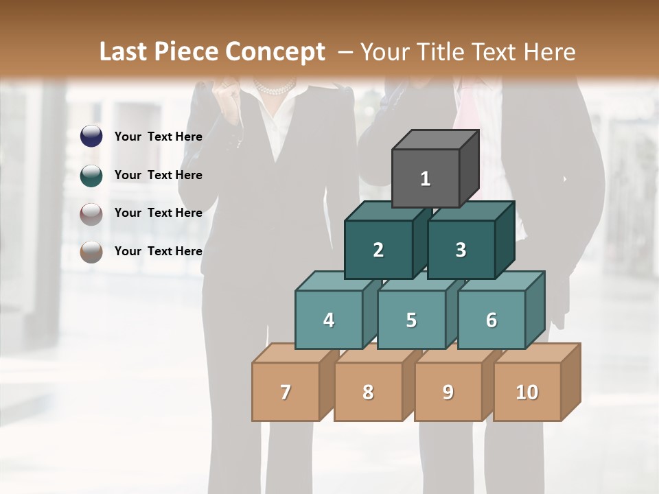 Teamwork Businessman Years PowerPoint Template
