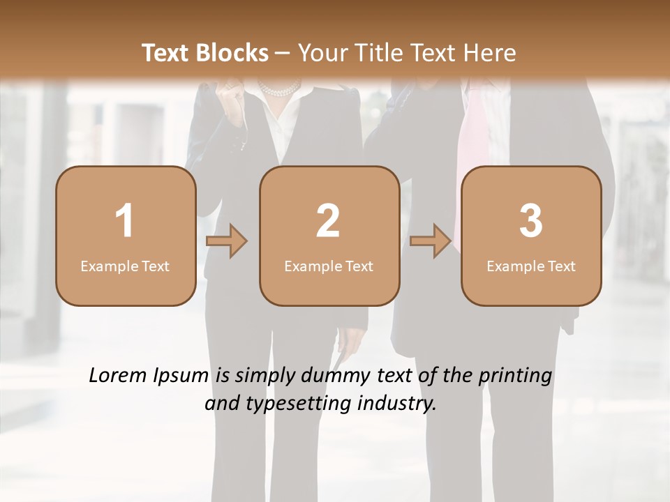 Teamwork Businessman Years PowerPoint Template