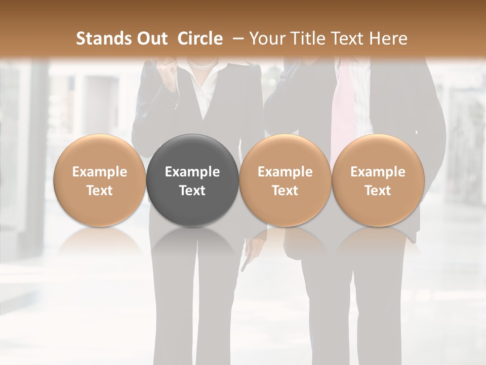 Teamwork Businessman Years PowerPoint Template