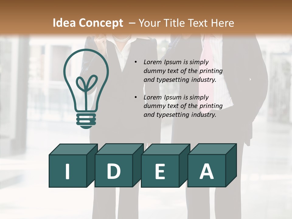 Teamwork Businessman Years PowerPoint Template