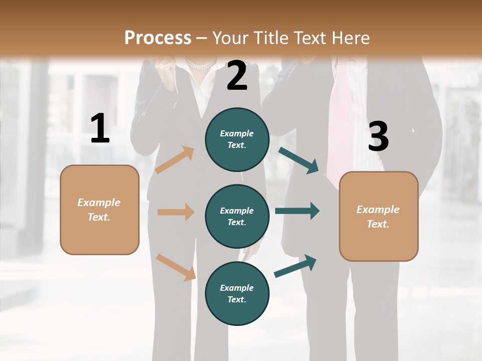Teamwork Businessman Years PowerPoint Template