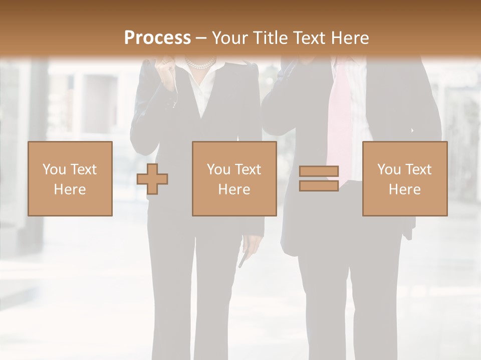 Teamwork Businessman Years PowerPoint Template