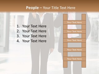 Teamwork Businessman Years PowerPoint Template