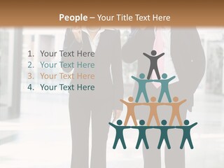 Teamwork Businessman Years PowerPoint Template