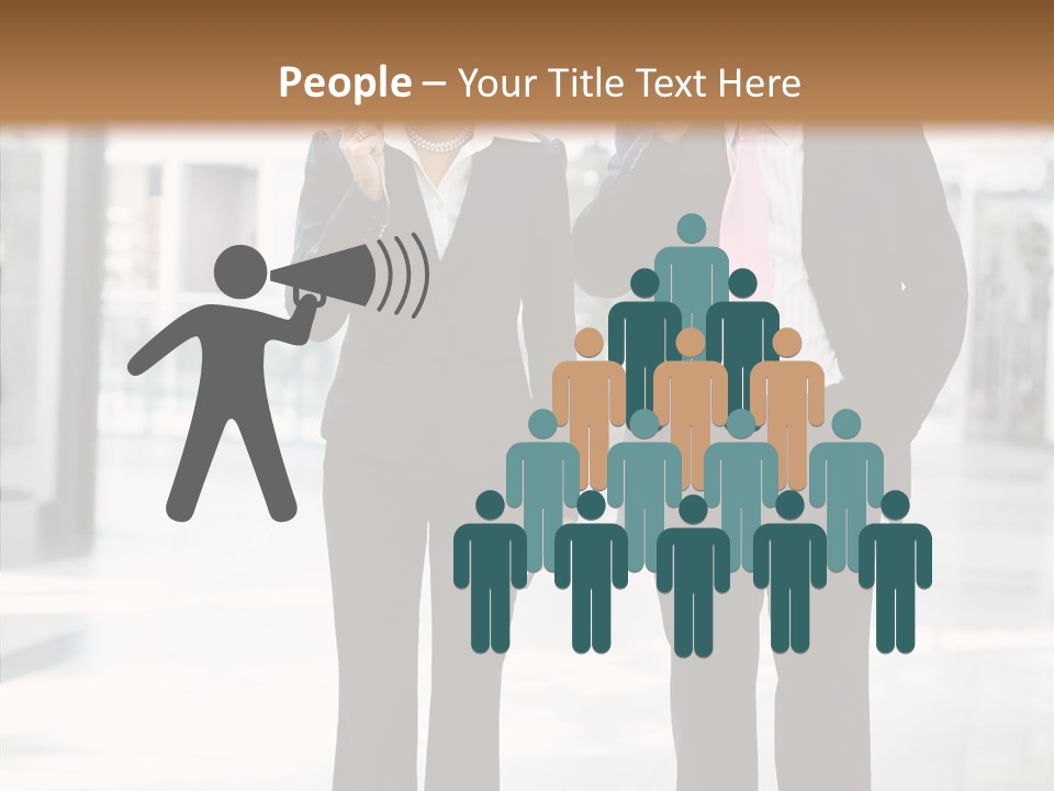 Teamwork Businessman Years PowerPoint Template