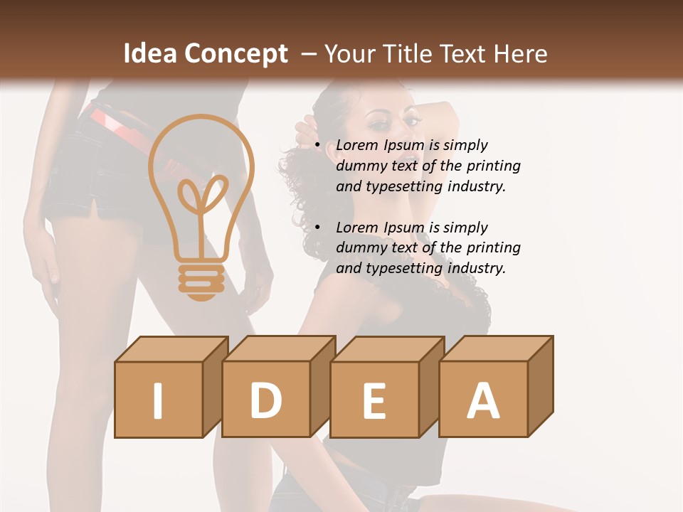 Adult Slim Fashion PowerPoint Template