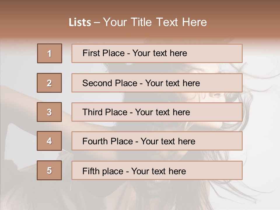 Board Character Table PowerPoint Template