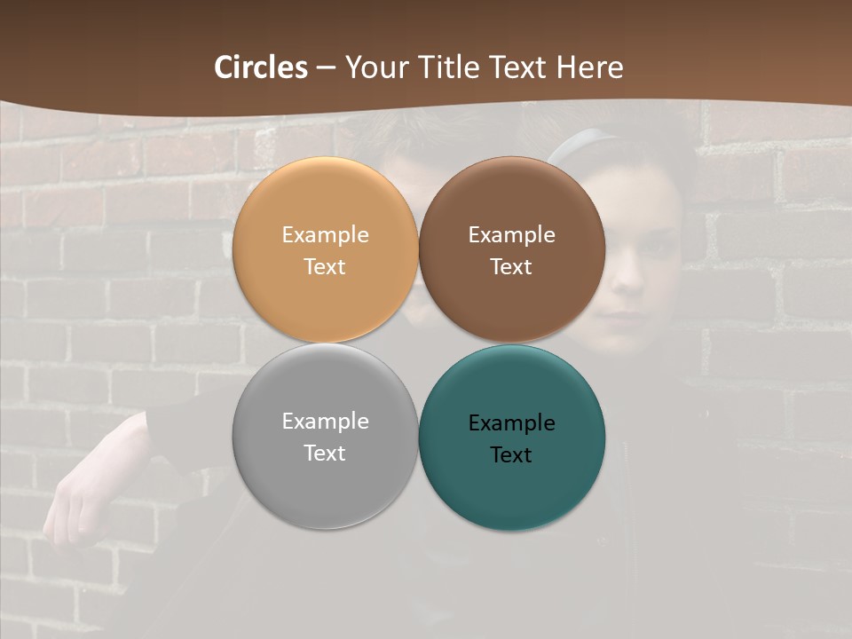 Teenager Date Couple PowerPoint Template