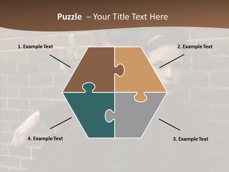 Teenager Date Couple PowerPoint Template