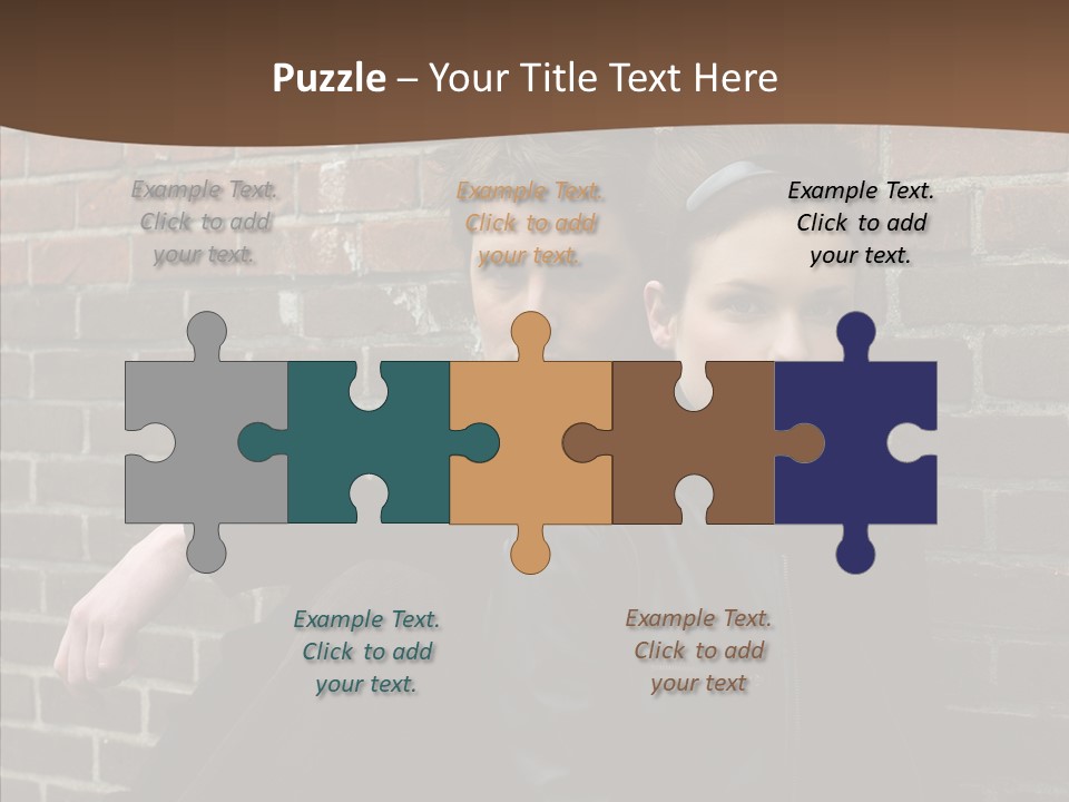 Teenager Date Couple PowerPoint Template