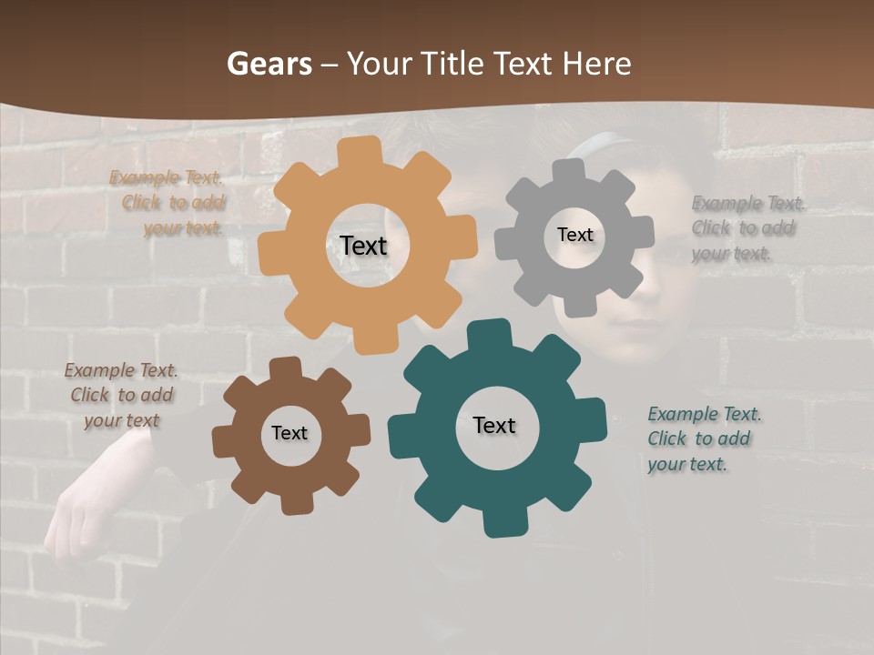 Teenager Date Couple PowerPoint Template