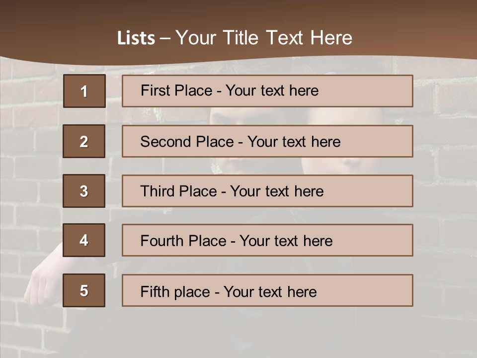 Teenager Date Couple PowerPoint Template