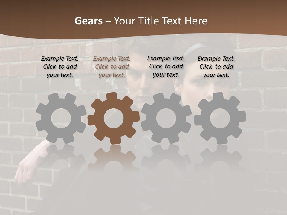 Teenager Date Couple PowerPoint Template