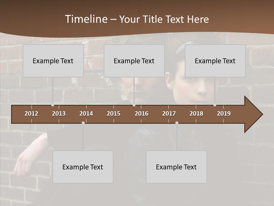Teenager Date Couple PowerPoint Template