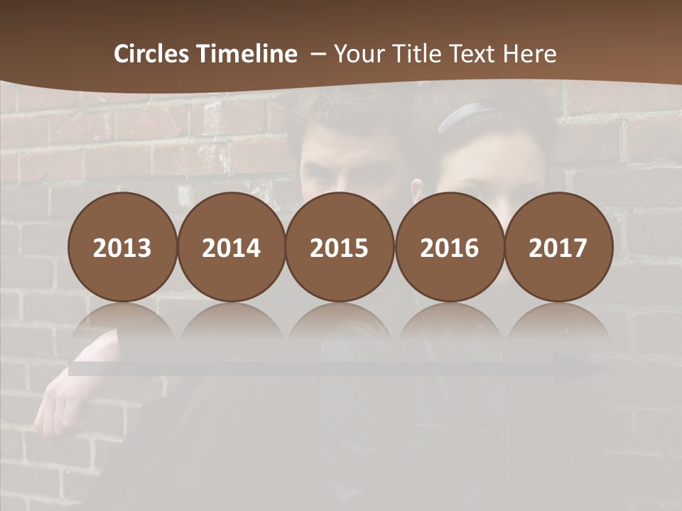 Teenager Date Couple PowerPoint Template