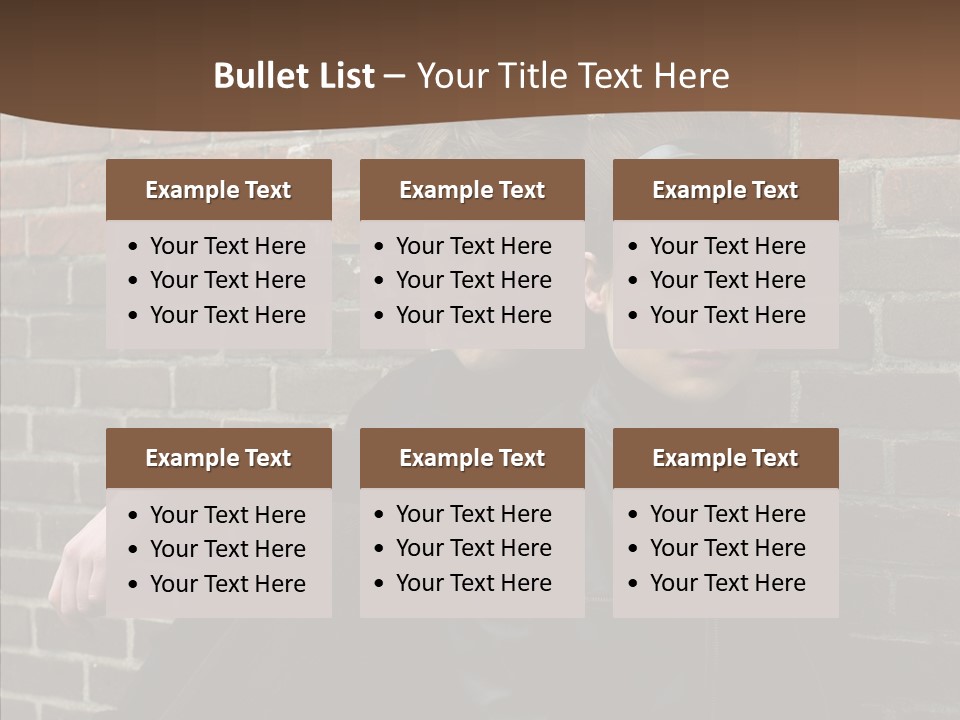 Teenager Date Couple PowerPoint Template