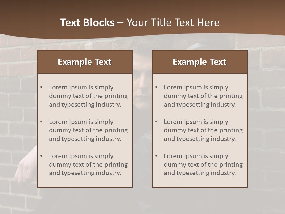Teenager Date Couple PowerPoint Template