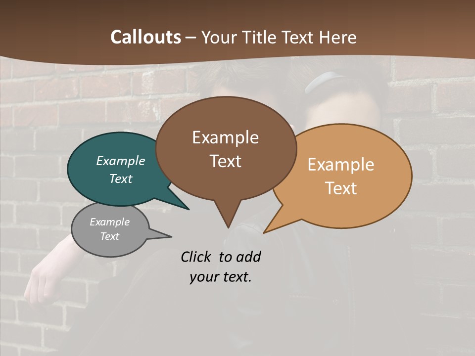 Teenager Date Couple PowerPoint Template