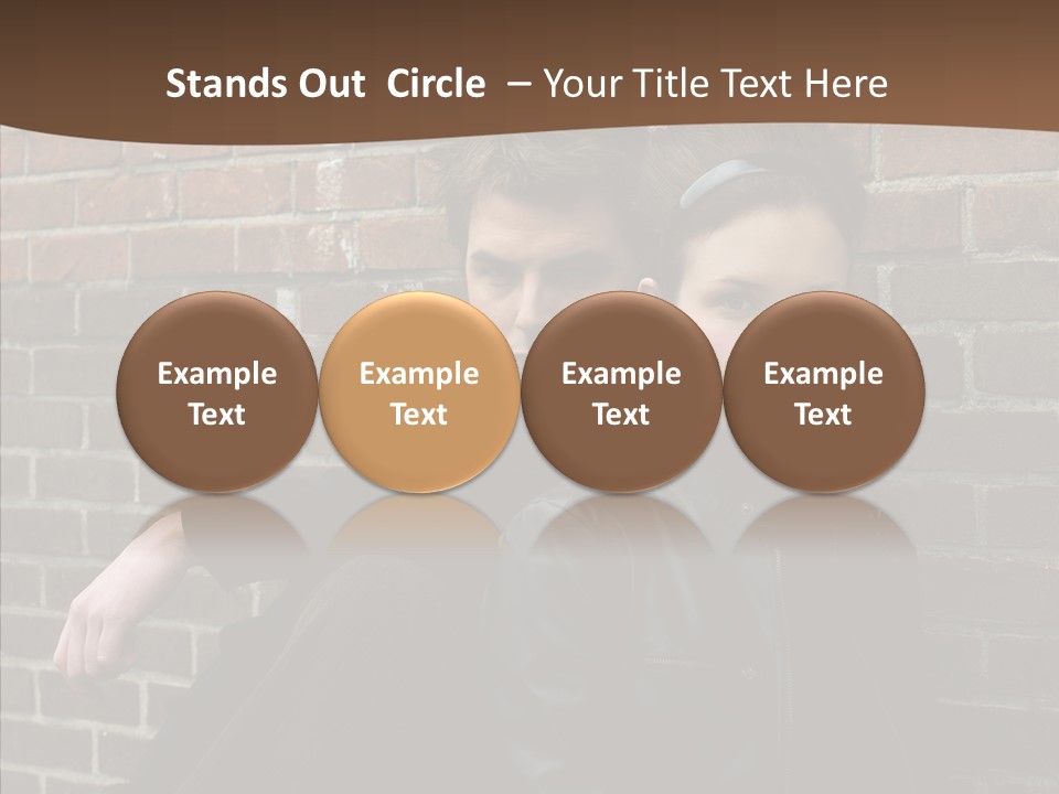 Teenager Date Couple PowerPoint Template