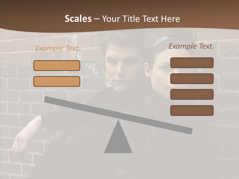 Teenager Date Couple PowerPoint Template