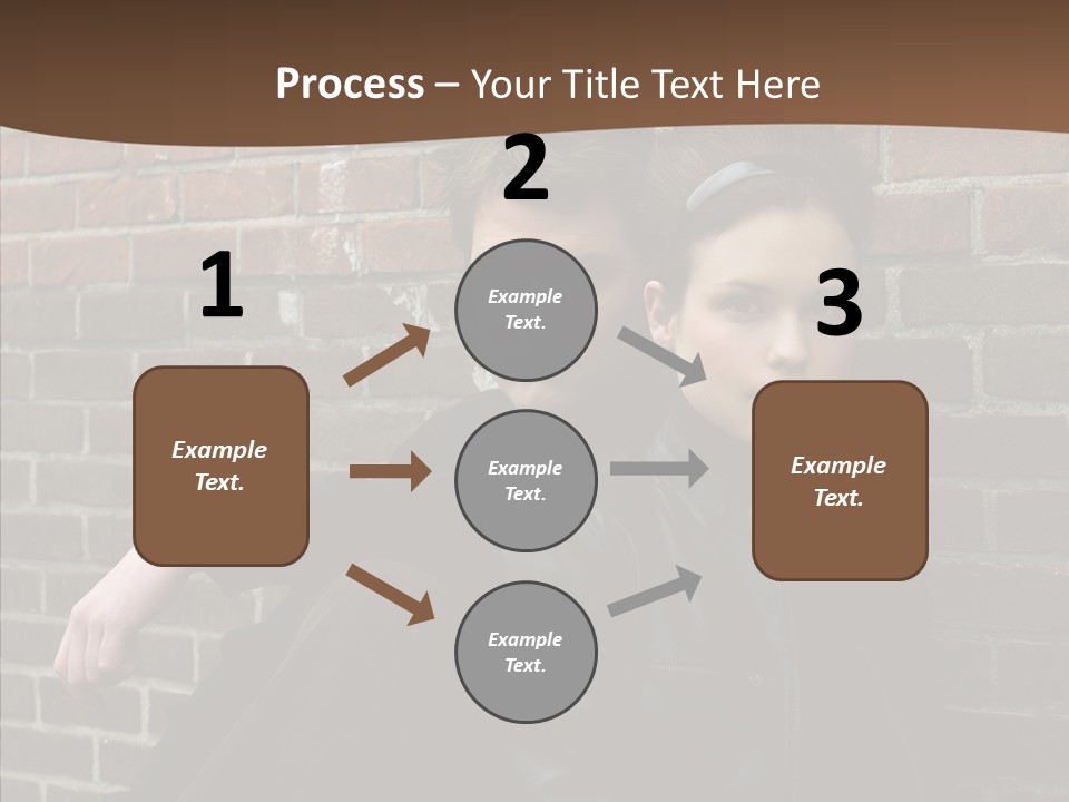 Teenager Date Couple PowerPoint Template