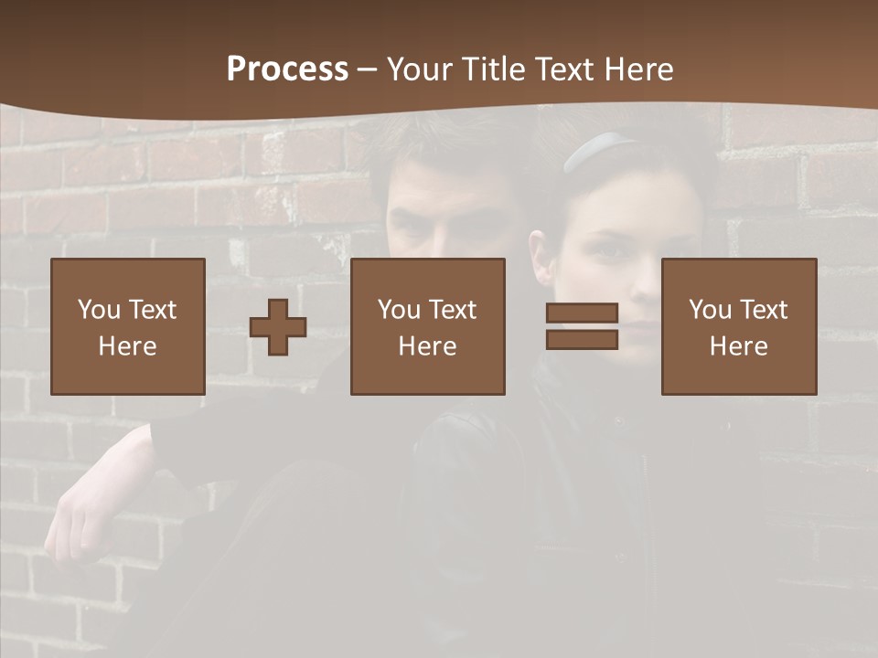 Teenager Date Couple PowerPoint Template