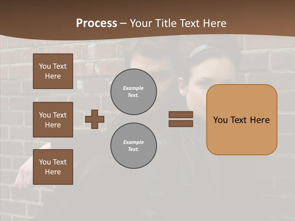 Teenager Date Couple PowerPoint Template