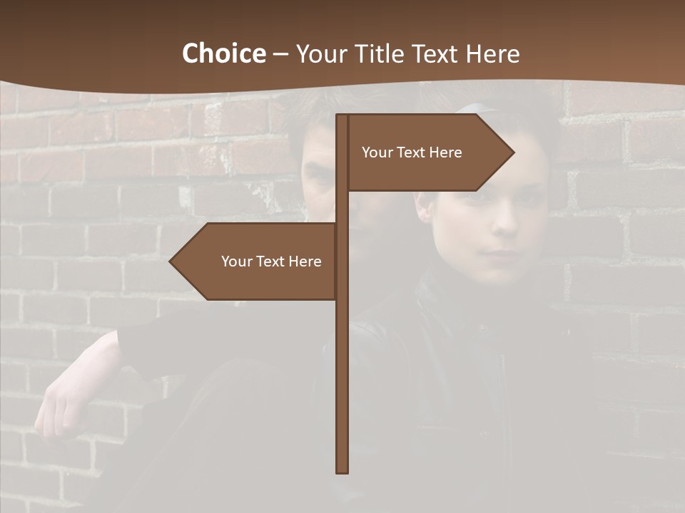 Teenager Date Couple PowerPoint Template