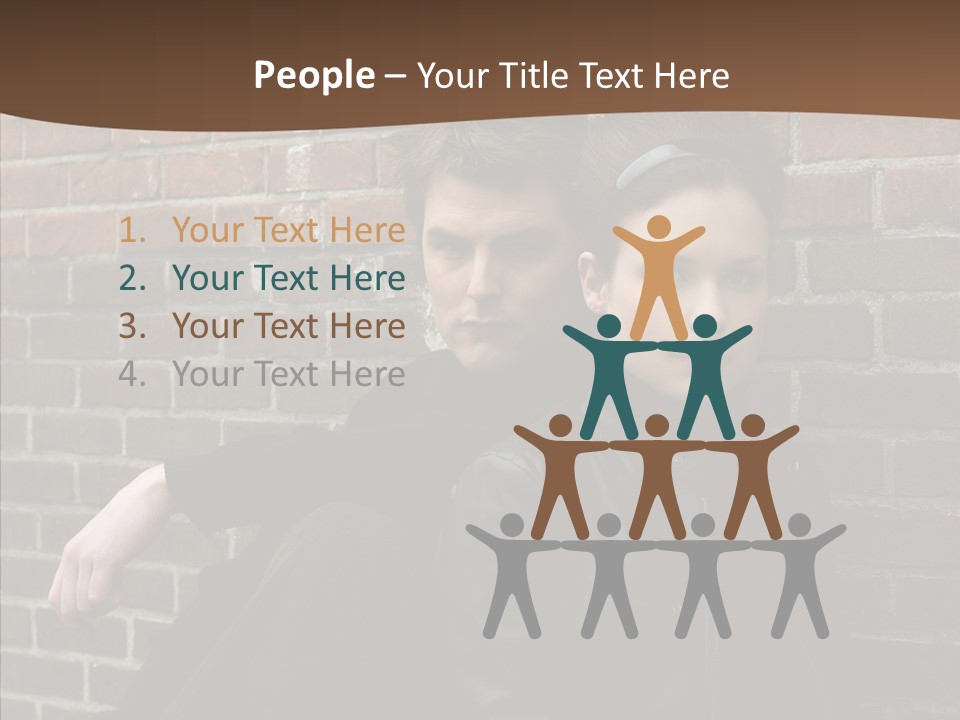 Teenager Date Couple PowerPoint Template