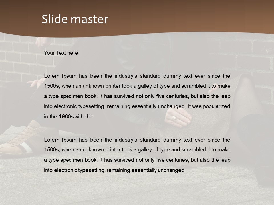 Stylish Female Attraction PowerPoint Template