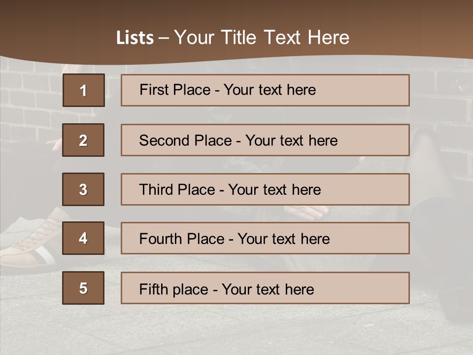 Stylish Female Attraction PowerPoint Template