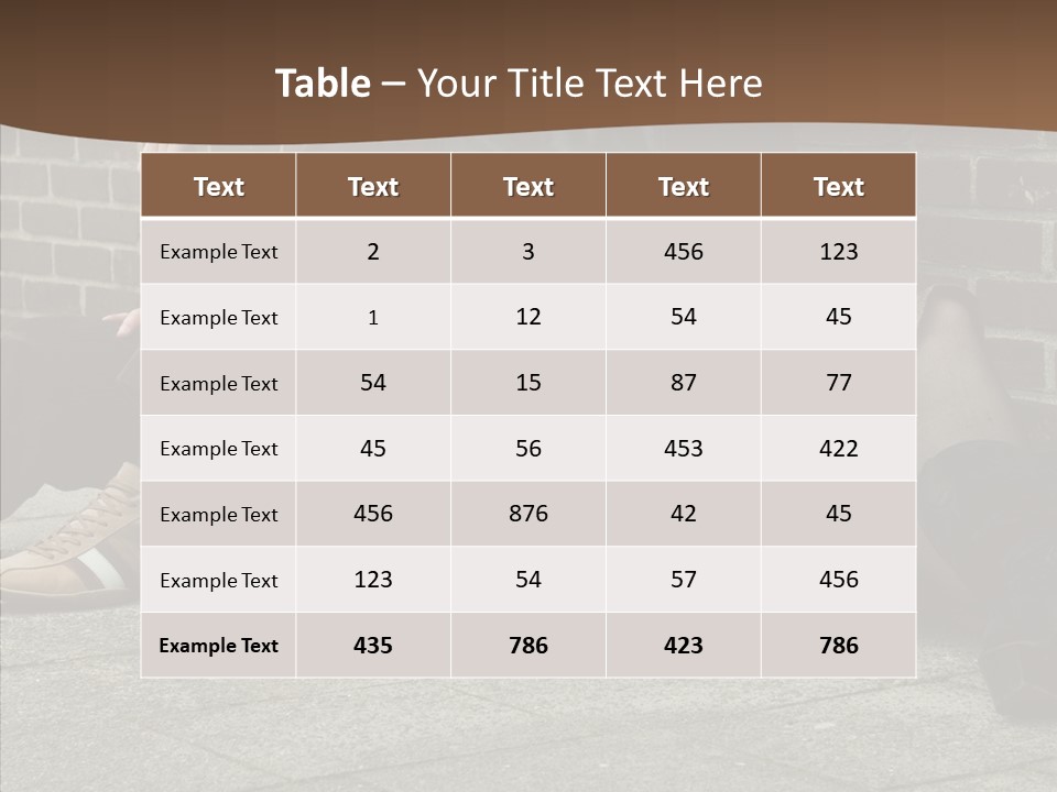 Stylish Female Attraction PowerPoint Template