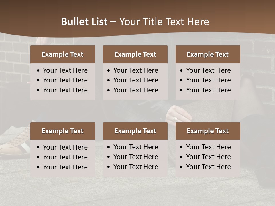 Stylish Female Attraction PowerPoint Template