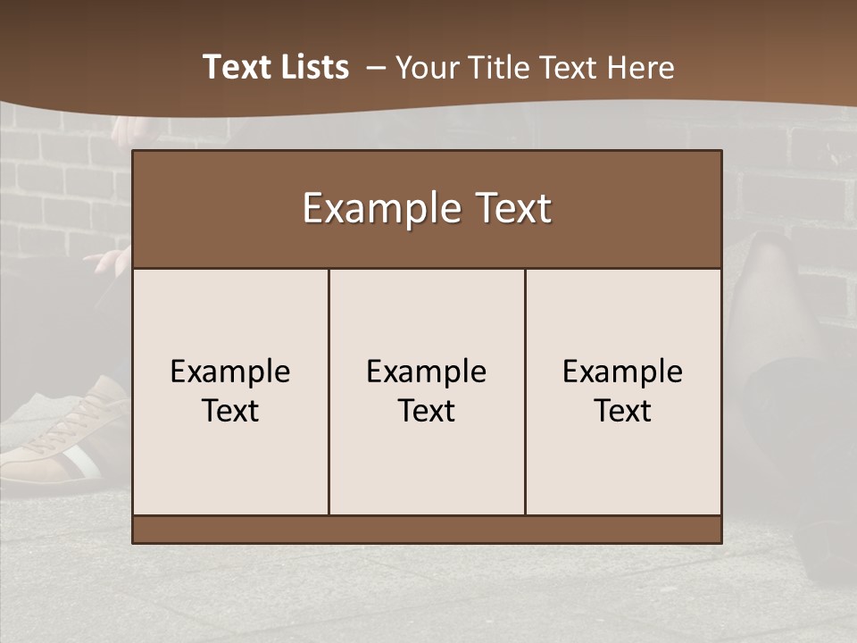 Stylish Female Attraction PowerPoint Template