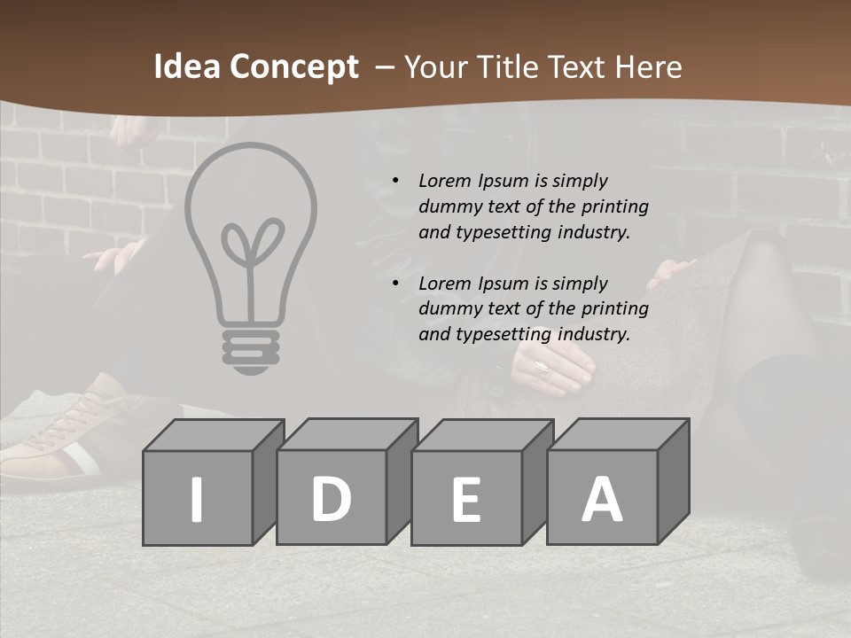 Stylish Female Attraction PowerPoint Template