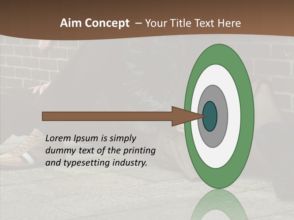 Stylish Female Attraction PowerPoint Template