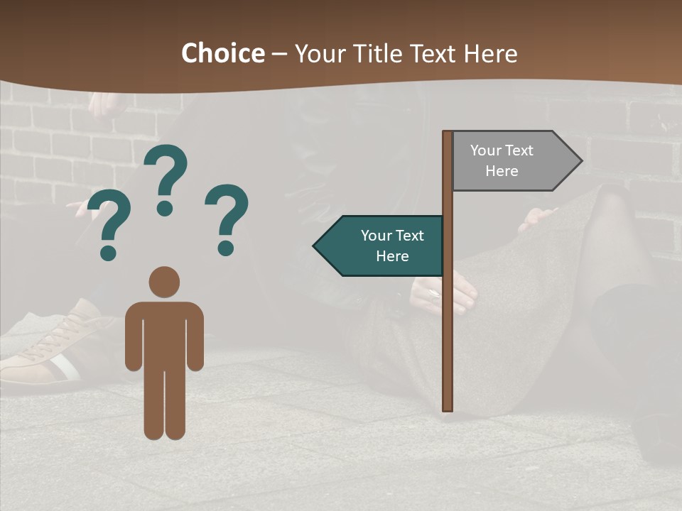 Stylish Female Attraction PowerPoint Template