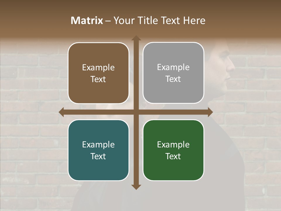 Pair Hair Female PowerPoint Template