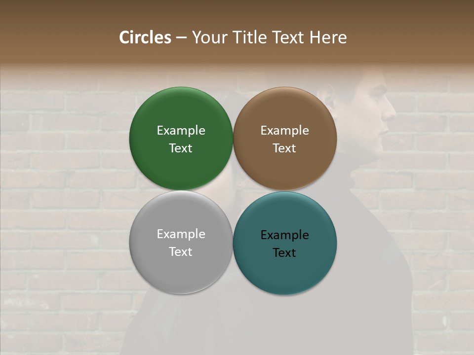 Pair Hair Female PowerPoint Template